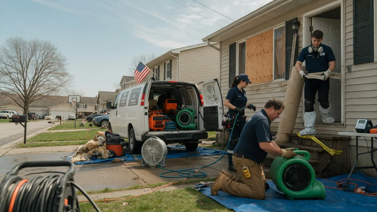 Water Damage Restoration in Sanford, MI near me